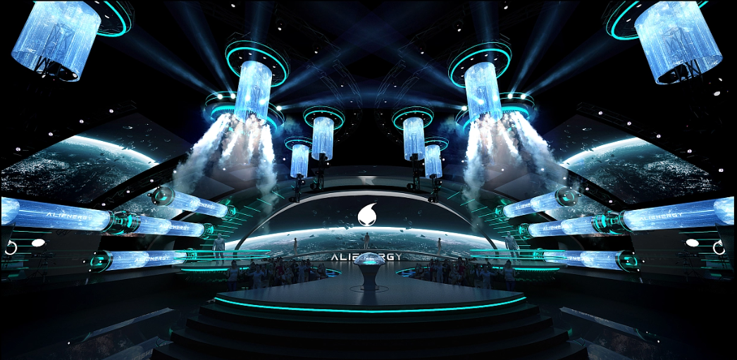 外星人電解質飲品晚會設計